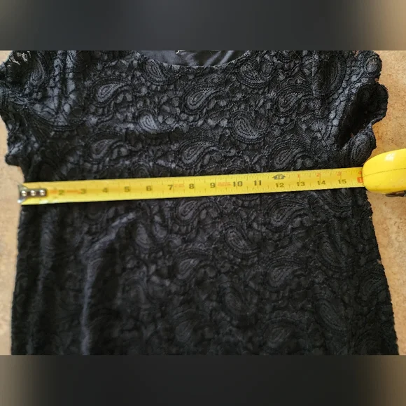 Altar'd State Black Paisley Print Lace  Dress Size Small - Picture 7 of 9